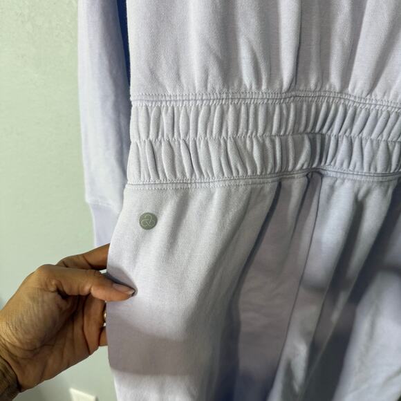 Zella Girls Time Off Hooded Jumpsuit Purple Size 10/12 - Picture 5 of 6